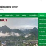 HNBGU online admission form