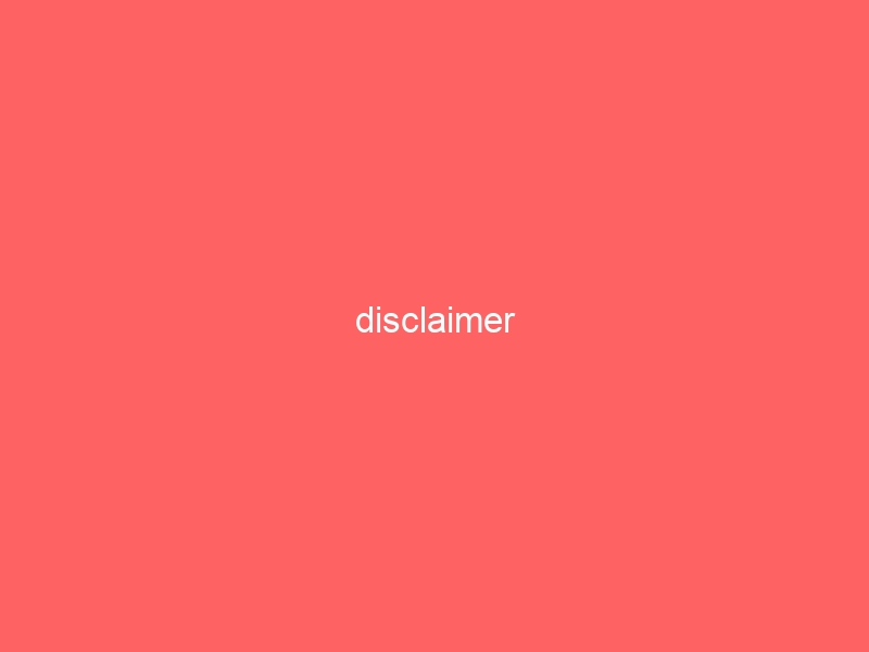 disclaimer 392 disclaimer