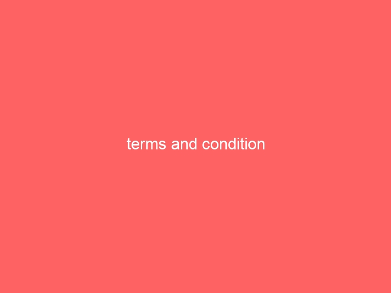 terms and condition 394 terms and condition