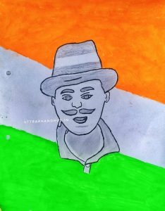 bhagat singh photo by vidhya mandir karanprayag