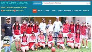 PG college champawat