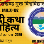 BAHL BAHL 102 Question Paper 2026 | Hindi Katha Sahitya Solved Paper